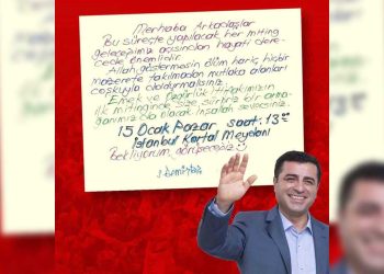 Demirtaş'tan mitinge çağrı: Ben bile geliyorum. İnanmıyorsanız gelin görün