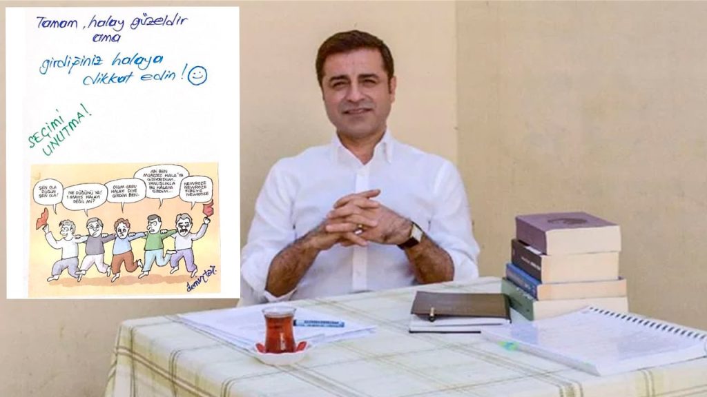 Demirtaş'tan mitinge çağrı ve 'uyarı': Girdiğiniz halaya dikkat edin