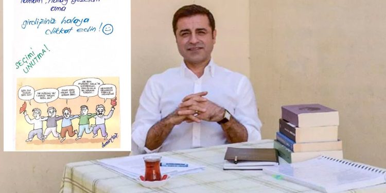 Demirtaş'tan mitinge çağrı ve 'uyarı': Girdiğiniz halaya dikkat edin