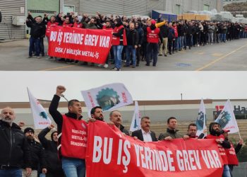 Gebze'de metal işçileri greve çıktı