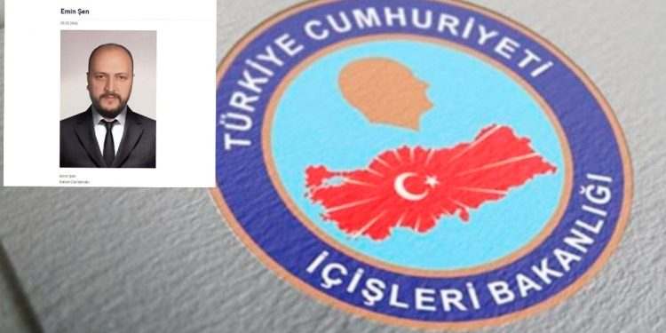 İçişleri'nin 'reddettiği' Emin Şen, 'danışman' sıfatıyla bakanlığın internet sitesinde