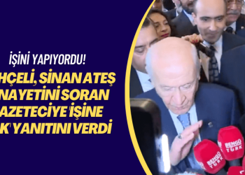 İşini yapıyordu! Bahçeli, Sinan Ateş cinayetini soran gazeteciye ‘İşine bak’ yanıtını verdi