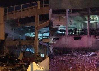 Kauçuk fabrikasında yangın: İki işçi yaralandı