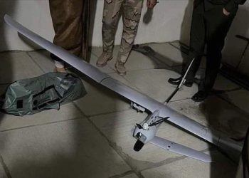 Kerkük'te evin çatısına İHA düştü