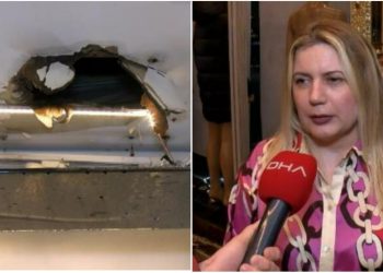 Kiracısını çıkarmak için tavanı delip sarımsaklı su döktü