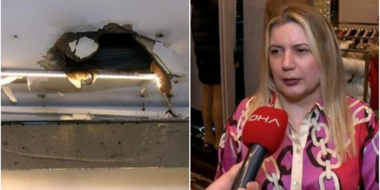 Kiracısını çıkarmak için tavanı delip sarımsaklı su döktü