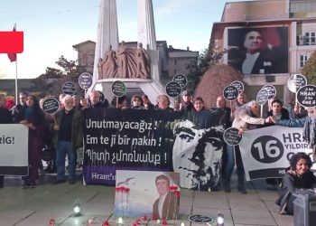 Komşuları Hrant Dink'i andı: 16 yıldır bu meydandan geçmiyor