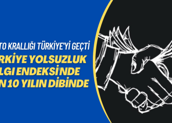 Lesoto Krallığı Türkiye’yi geçti: Türkiye Yolsuzluk Algı Endeksi’nde son 10 yılın dibinde