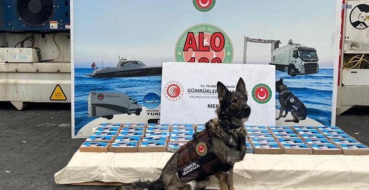 Mersin Limanı’nda operasyon: 56 kilogram kokain ele geçirildi