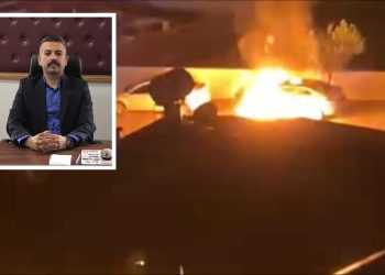 Mersin’de Anamur Ülkü Ocakları Başkanı’nın otomobili kundaklandı