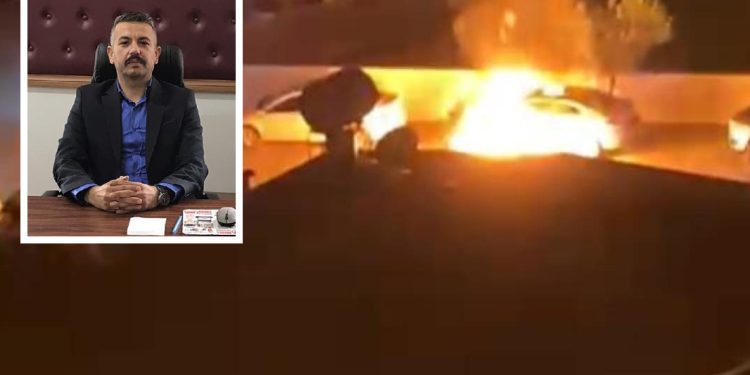 Mersin’de Anamur Ülkü Ocakları Başkanı’nın otomobili kundaklandı