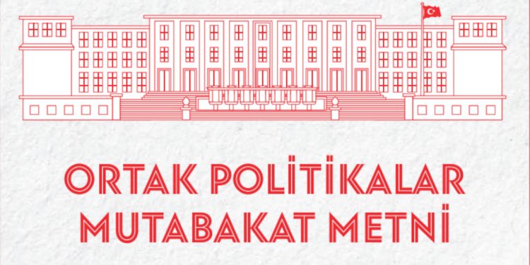 Millet İttifakı'nın Ortak Politikalar Mutabakatı'nın tam metni