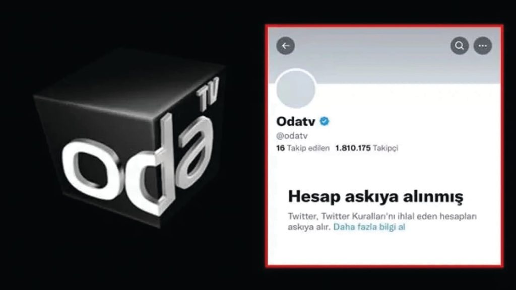 OdaTV’nin Twitter hesabı askıya alındı