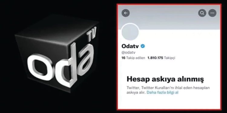 OdaTV’nin Twitter hesabı askıya alındı