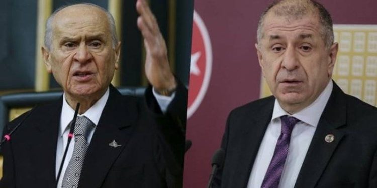 Zafer Partisi Genel Başkanı Ümit Özdağ, MHP lideri Devlet Bahçeli’nin “Adına zafer denilen yenilmiş ve casusların şebekesine dönmüş marjinal bir partinin ümitsiz vakası” sözlerine cevap verdi. Özdağ, "Rahmetli Türkeş’in hapishaneden yazmış olduğu el yazısı ile mektupta kimin ismini ajan olarak verdiğini de bütün ülkücüler gayet iyi biliyorlar" dedi.