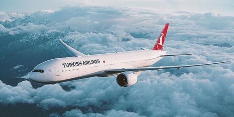 THY uçağı kuş sürüsüne çarptı