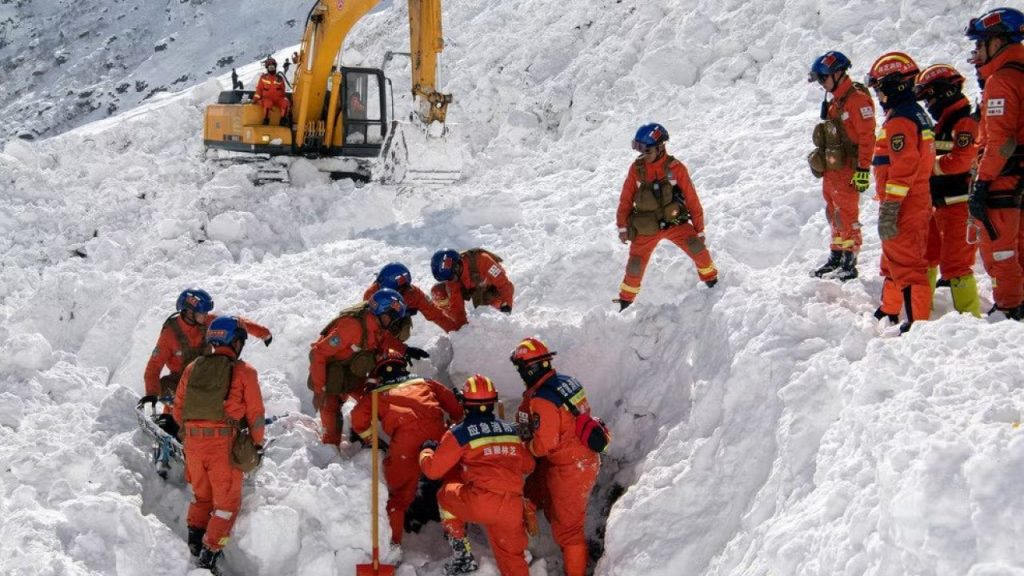 Tibet'teki çığ faciasında ölü sayısı 28'e yükseldi