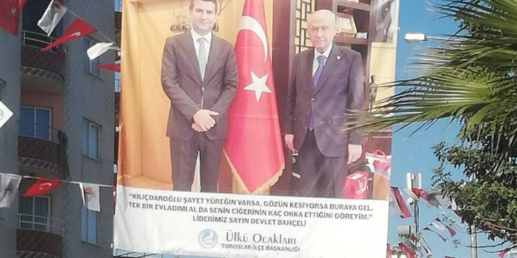Toroslar Ülkü Ocakları, Kılıçdaroğlu'nu tehdit etti