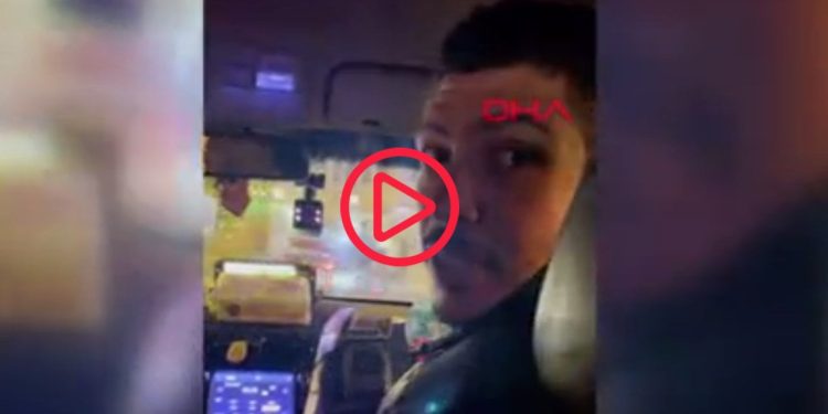 Turistlerden fazla para isteyen taksici, polis çağrılınca kaçtı