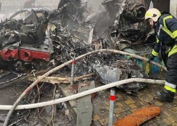 Ukrayna'da helikopter kazası: İçişleri bakanı dahil 16 kişi öldü