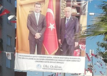 Ülkü Ocakları'nın Kılıçdaroğlu'nu tehdit ettiği pankart kaldırıldı