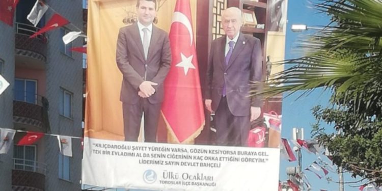 Ülkü Ocakları'nın Kılıçdaroğlu'nu tehdit ettiği pankart kaldırıldı