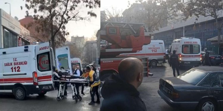 Vergi Denetim Kurulu Başkanlığı'nda doğal gaz kaçağı: 25 kişi hastaneye kaldırıldı