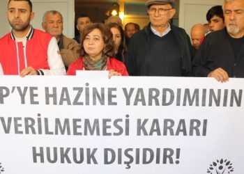 Yeşil Sol Parti: Hazine yardımına bloke kararı gasptır