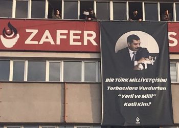 Zafer Partisi’nden ‘Sinan Ateş’ pankartı: ‘Yerli ve milli’ katil kim?