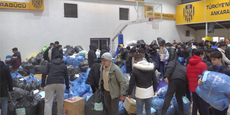Ankara’nın Spor Kulüpleri Yardım Seferberliğine Katıldı