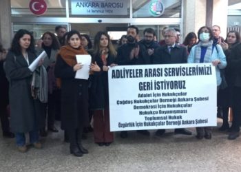 Avukatlardan servis araçlarının kaldırılmasına tepki