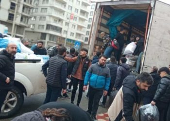 Êlih ve Sêrt’ten deprem bölgesine yardımlar yola çıktı