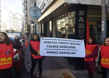 EKA’dan Barutçu Tekstil işçilerine destek