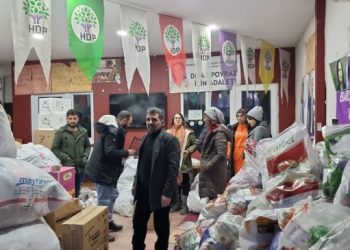 HDP, Marmara ve Ege’de depremzedeler için seferber oldu
