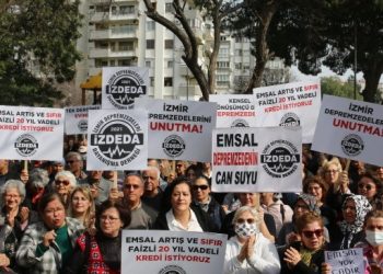 İzmirli depremzedeler verilen sözlerin tutulmamasına tepkili