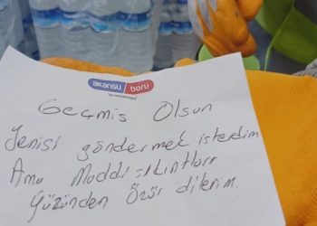 Semsûr’a ayakkabısını gönderdi, yenisini alamadığı için özür diledi