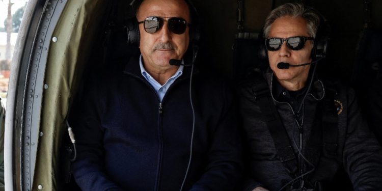 ABD Dışişleri Bakanı Blinken Türkiye'de; depremden etkilenen bölgeleri inceledi