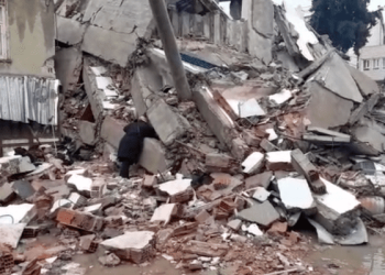 Adıyaman merkezde vatandaşlar, yakınlarını enkaz altından kendi imkanlarıyla kurtarmaya çalışırken yetkililerden henüz kimse bölgeye gelmediği için arama kurtarma çalışmaları başlamadı.