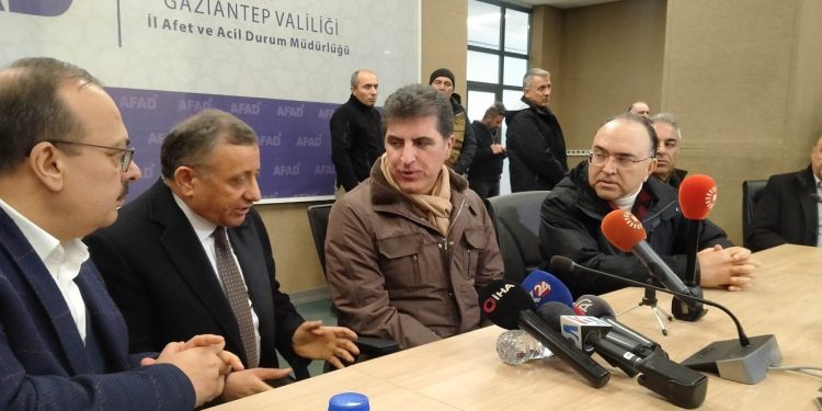 Antep'i ziyaret eden Neçirvan Barzani: Kürdistan’da her evde yas var