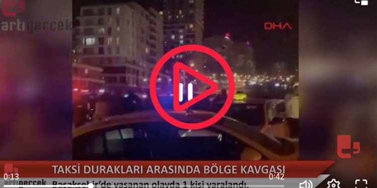 Başakşehir'de taksi durakları arasında çıkan bölge kavgasında bir kişi yaralandı