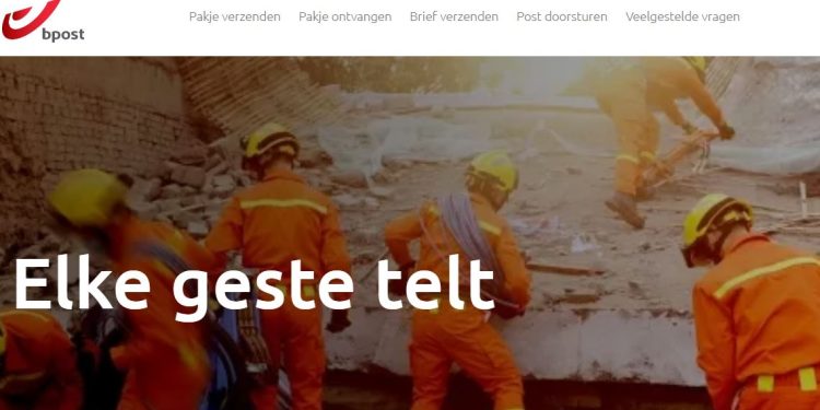 Belçika’nın posta kurumu BPOST’tan depremzedelere yardım ‘jest’i