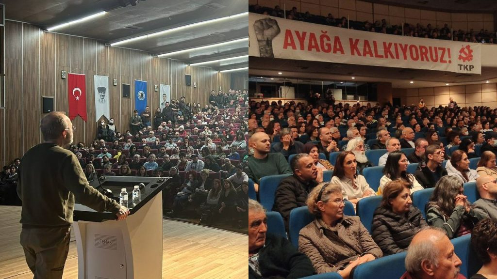 'Bir daha enkaz altında kalmamak için ayağa kalkıyoruz' diyenler İstanbul ve İzmir'de buluştu