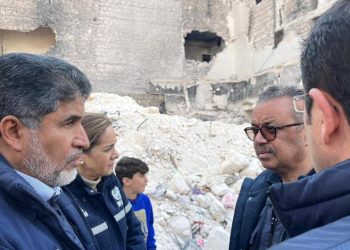 DSÖ Genel Sekreteri depremin vurduğu Halep'e gitti