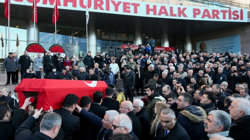 Deniz Baykal için Ankara'da cenaze töreni