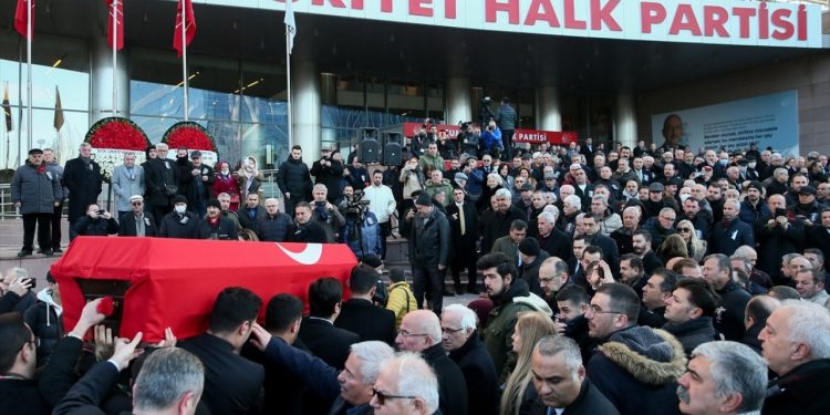 Deniz Baykal için Ankara'da cenaze töreni