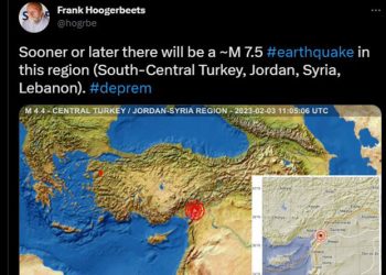 Deprem uzmanı Frank Hoogerbeets, Kahramanmaraş depremini iki gün önce bildi