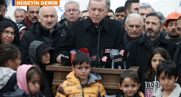 Depremin ardından