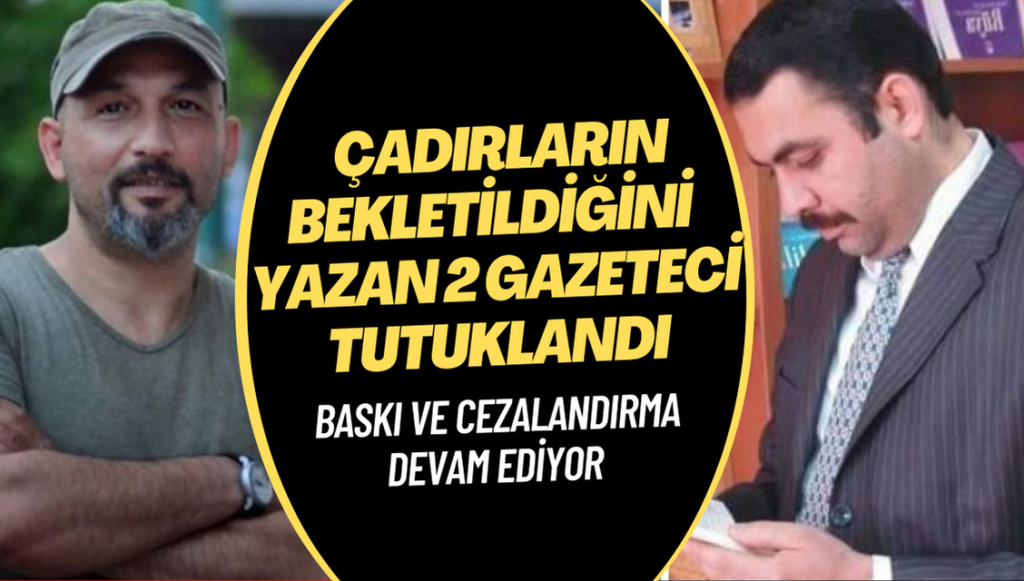 Depremzedeler için gönderilen çadırların bekletildiğini yazan 2 gazeteci tutuklandı