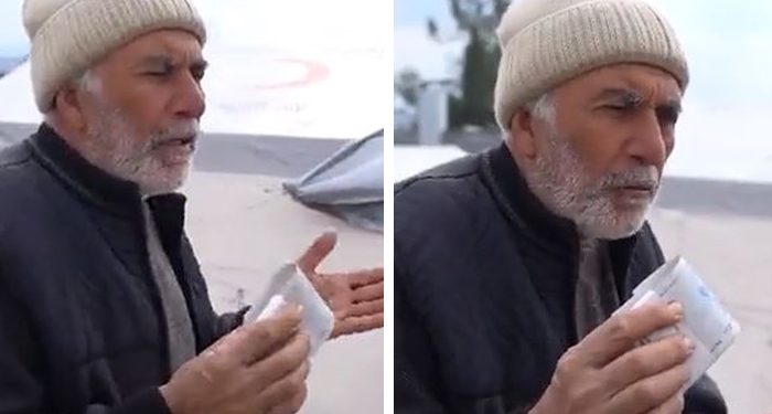 Depremzedenin feryadı: Evim yerle bir oldu, ben bu 10 bin lirayı Erdoğan’a versem ne yapabilir; çay parası!?