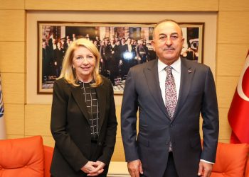 Dışişleri Bakanı Çavuşoğlu, UNICEF İcra Direktörü Russell ile görüştü